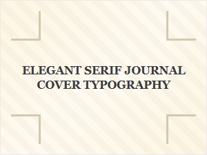 Elegant Serif Fonts for Stunning Journal Cover Typography